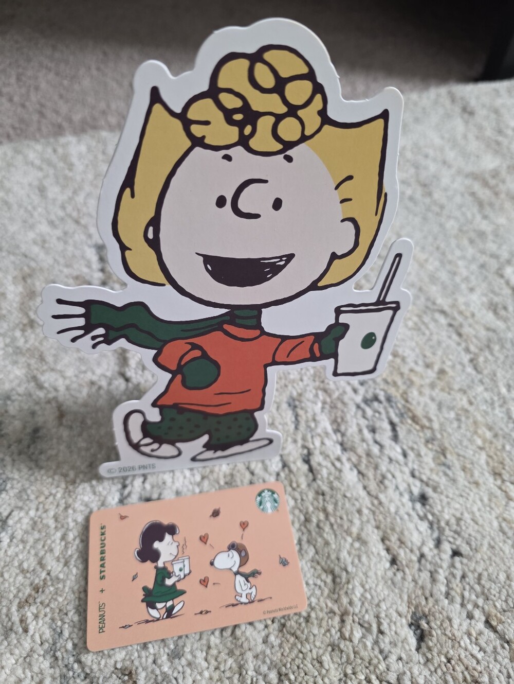 Starbucks X Peanuts Giftcard
